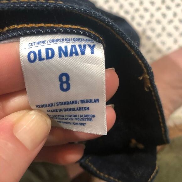 OLD NAVY THE FLIRT 3.5" SHORTS DARK WASH SZ 8 - Picture 5 of 5